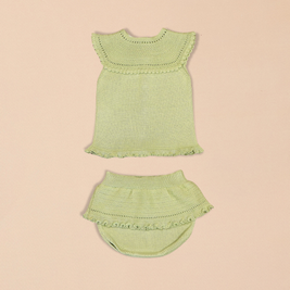 Sofia Knit Sleeveless Top with Bloomers