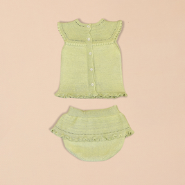 Sofia Knit Sleeveless Top with Bloomers