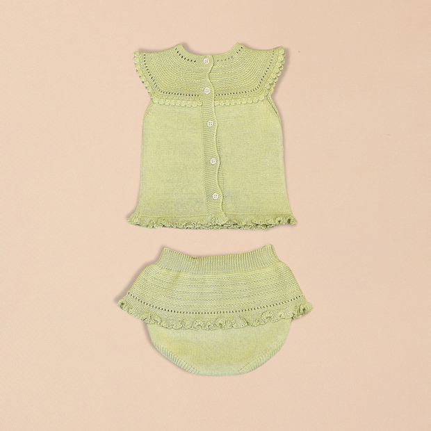 Sofia Knit Sleeveless Top with Bloomers