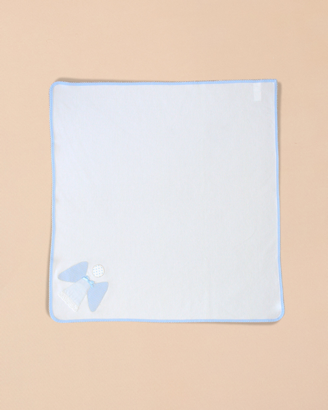Angel  Burp Towel with Color Trim & Appliqué