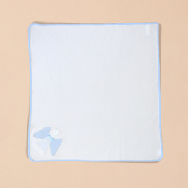 Angel  Burp Towel with Color Trim & Appliqué