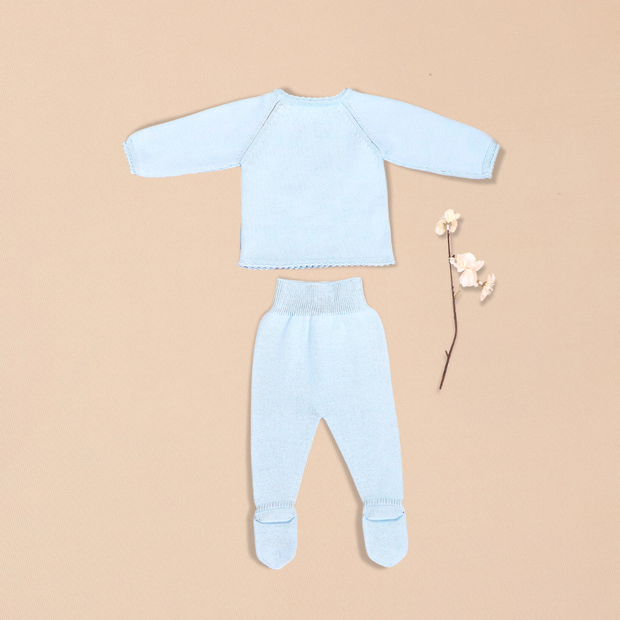 Birdie 2 Piece Set – Top with Footed Pants