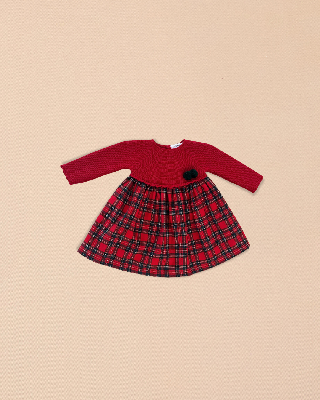 Holiday Plaid Baby Dress