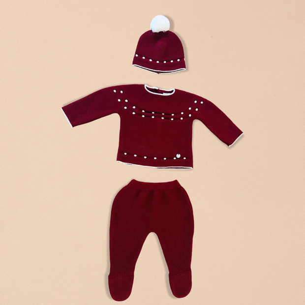 Holiday Baby 3 Piece Outfit
