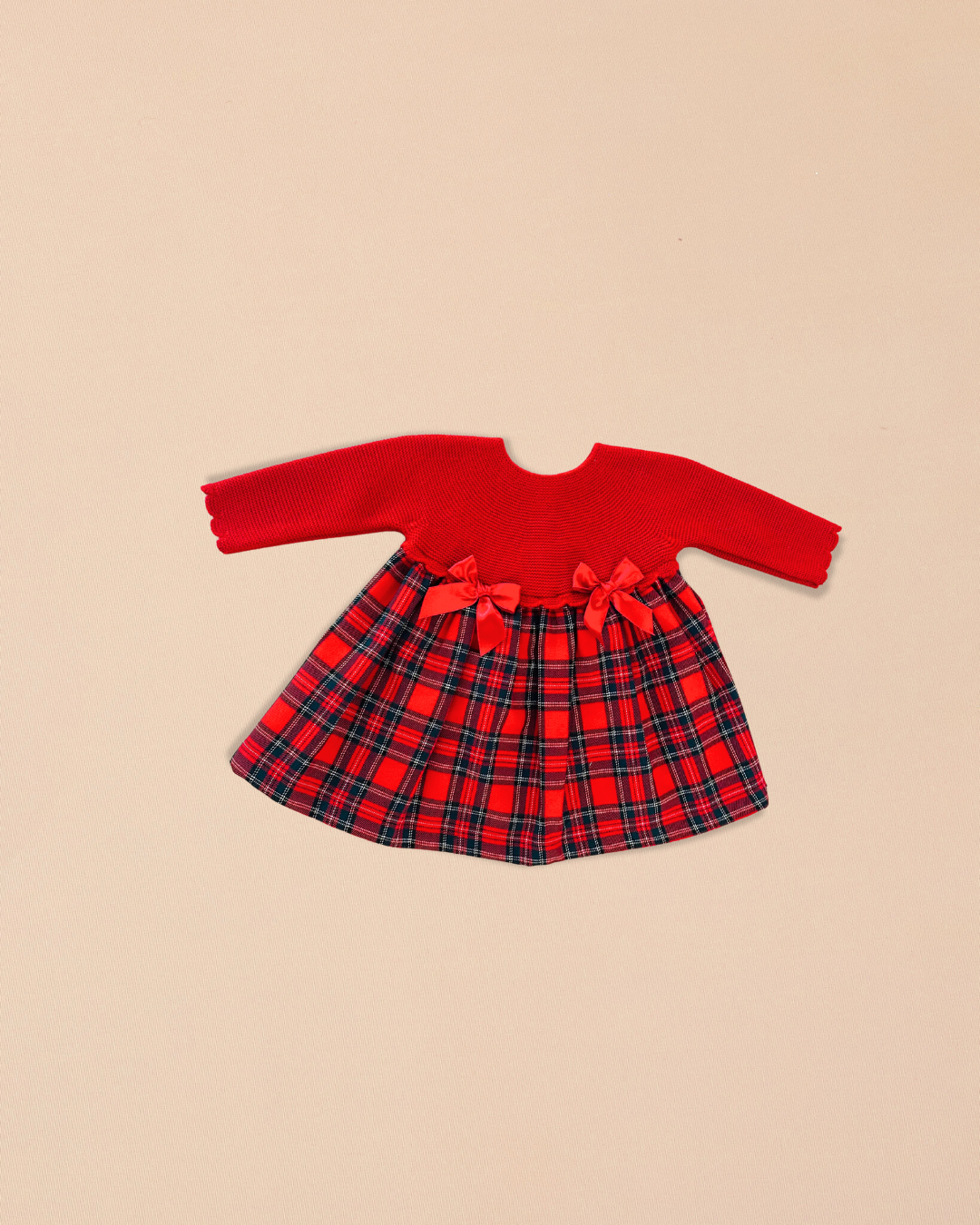 Holiday Dress with Bows