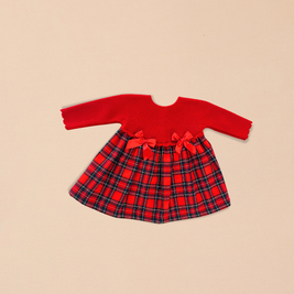Holiday Dress with Bows