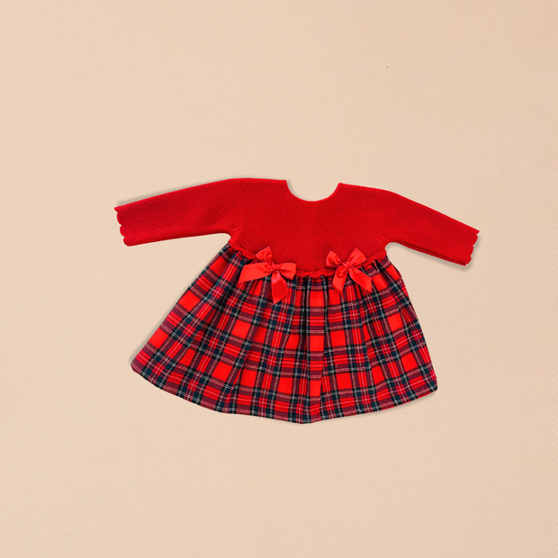 Holiday Dress with Bows