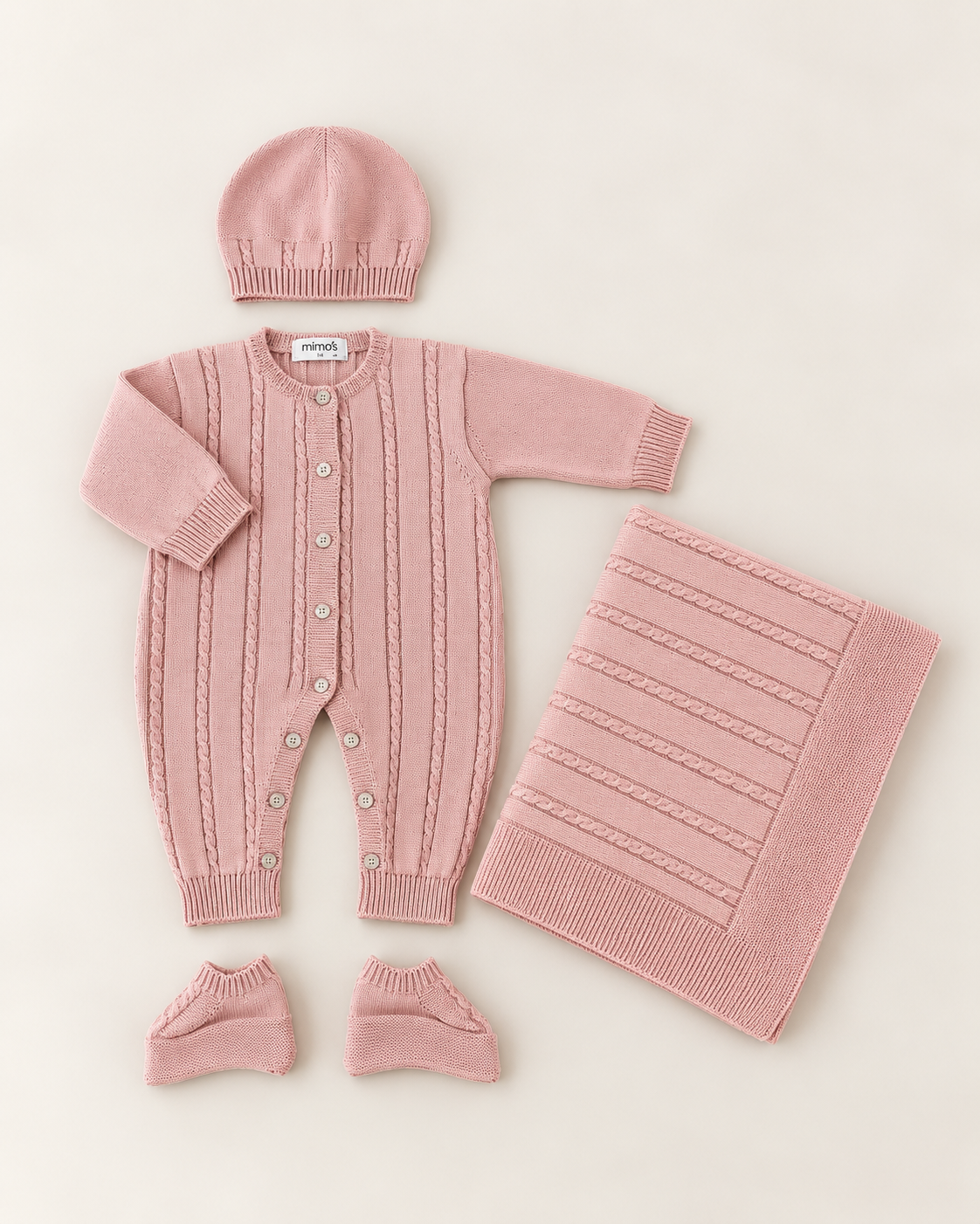 4 Piece Cotton Baby Gift Set