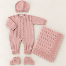 4 Piece Cotton Baby Gift Set
