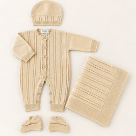 4 Piece Cotton Baby Gift Set