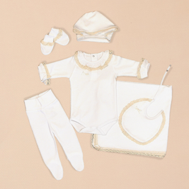 Ruffle 6 Piece Set Cotton Bundle