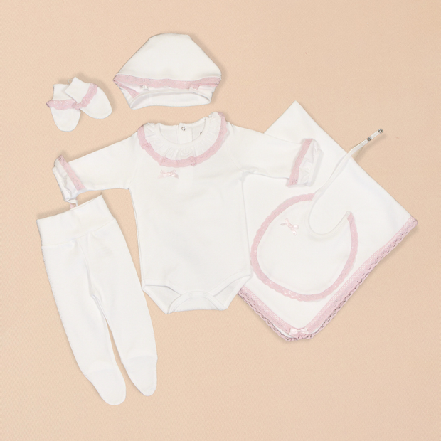Ruffle 6 Piece Set Cotton Bundle