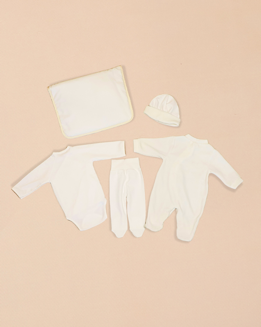 My First Outfit 5-Piece Cream Set