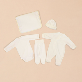 My First Outfit 5-Piece Cream Set