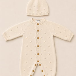 Baby 1 Piece Bubbles Outfit & Bonnet