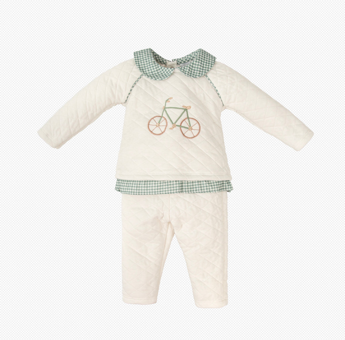 2 Piece Bicycle Motif Outfit