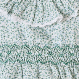 Smocked Floral Bubble Romper