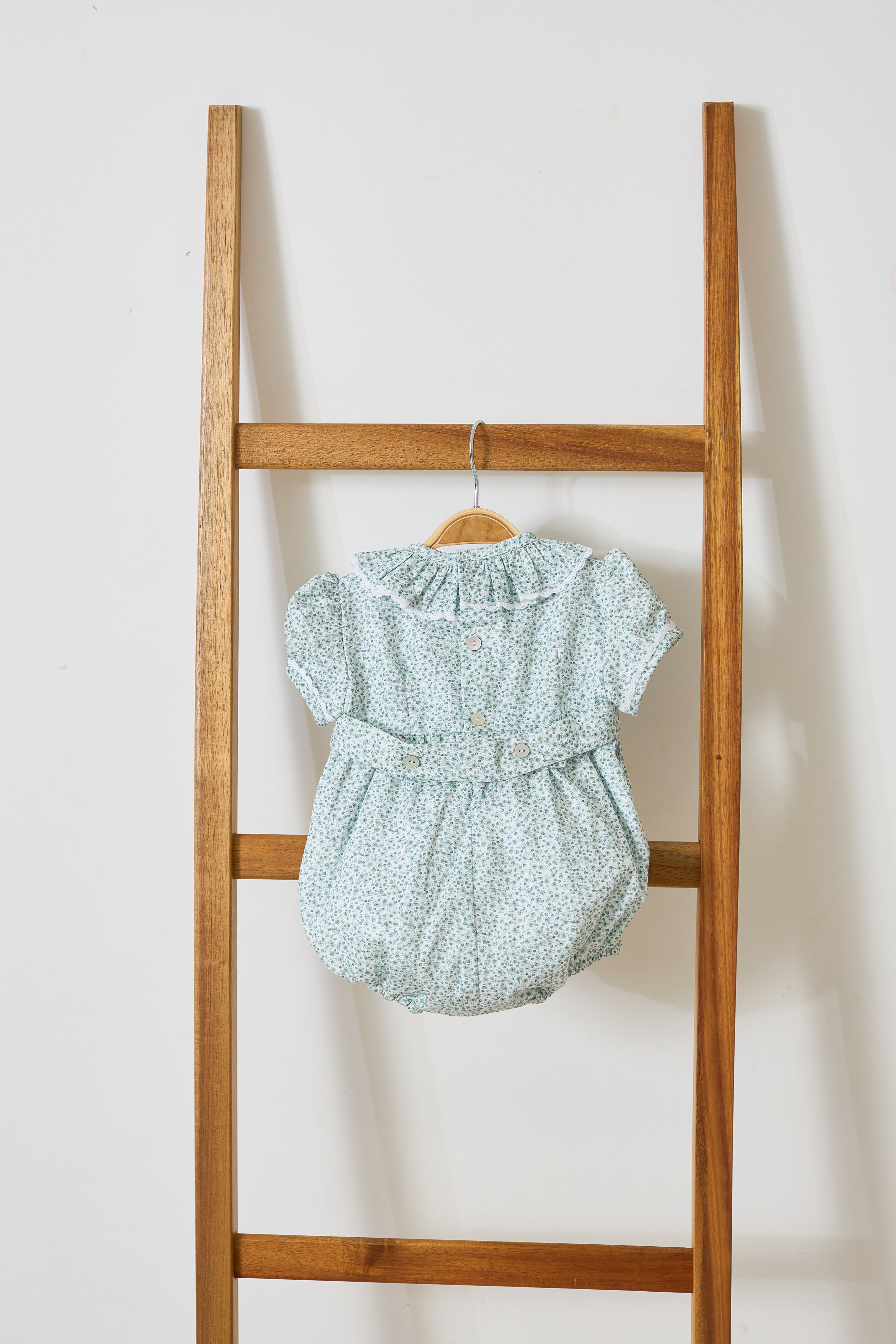 Smocked Floral Bubble Romper