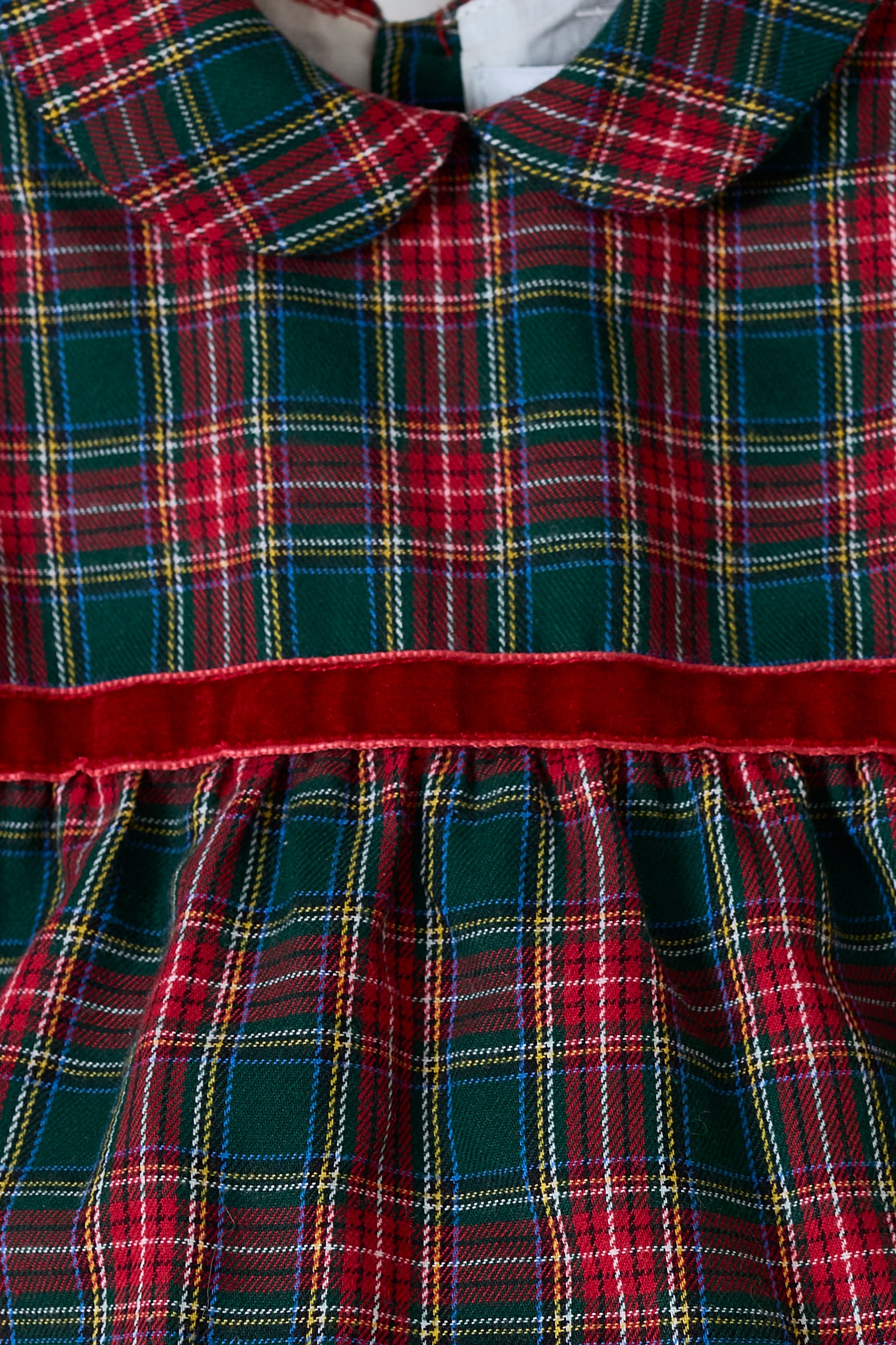 Holiday Plaid Bubble Romper