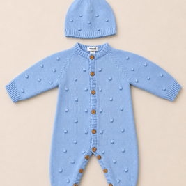 Baby 1 Piece Bubbles Outfit & Bonnet