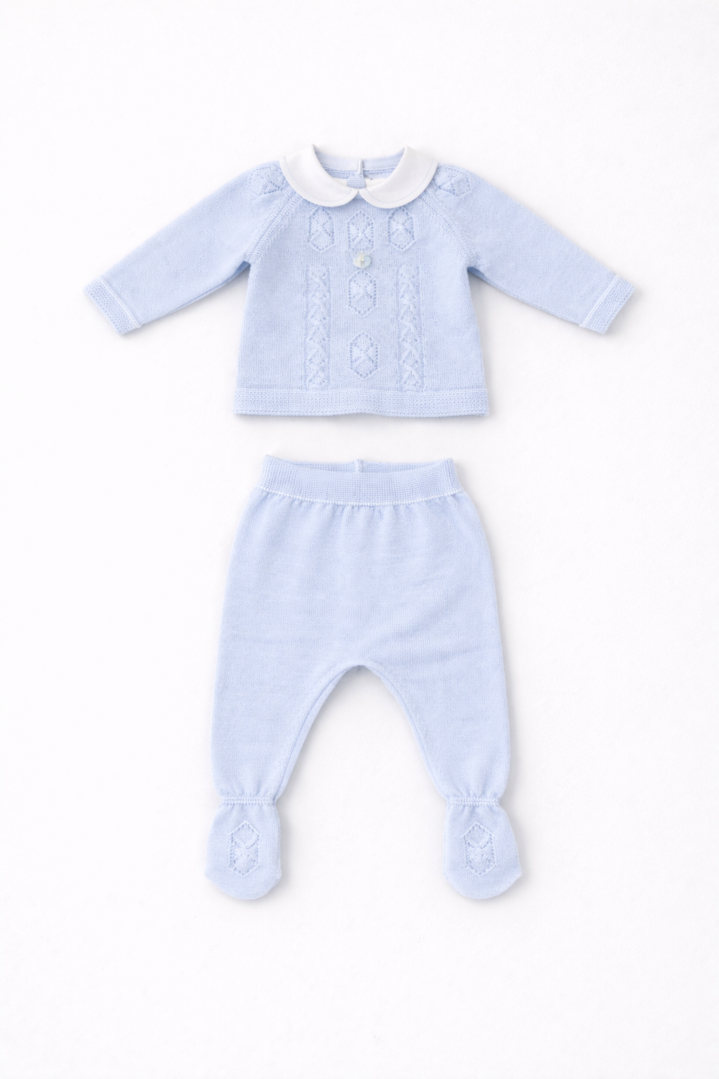 Two Piece Light Blue Outfit