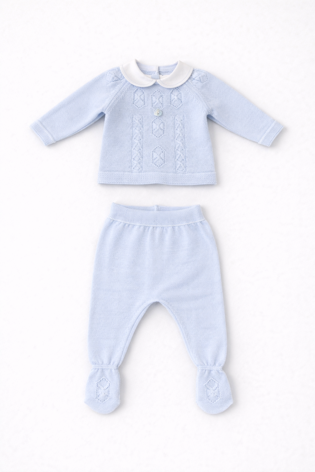 Two Piece Light Blue Outfit