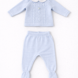 Two Piece Light Blue Outfit