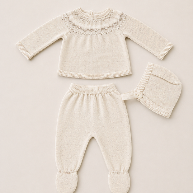 Baby 3 Piece Outfit with Boat Details