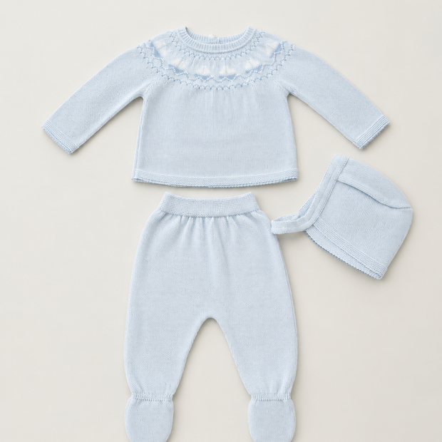 Baby 3 Piece Outfit with Boat Details