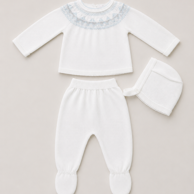 Baby 3 Piece Outfit with Boat Details