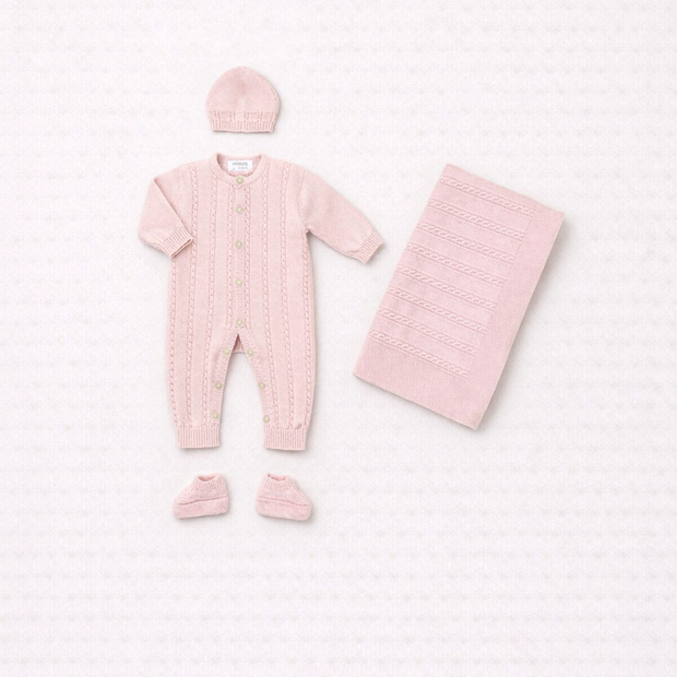 4 Piece Cotton Baby Set