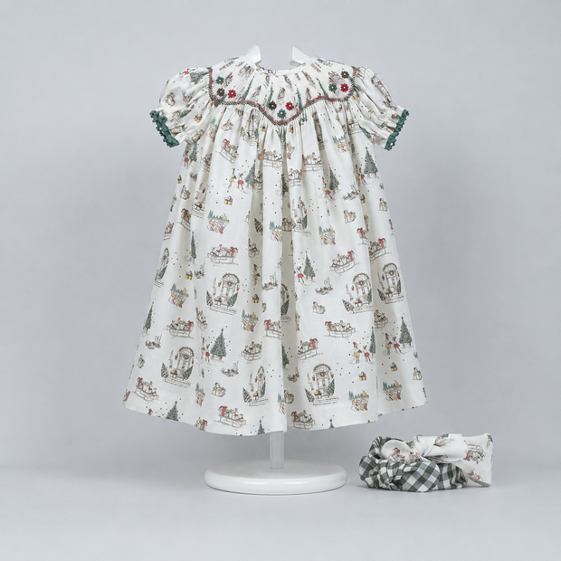 Christmas Village Girls Dress