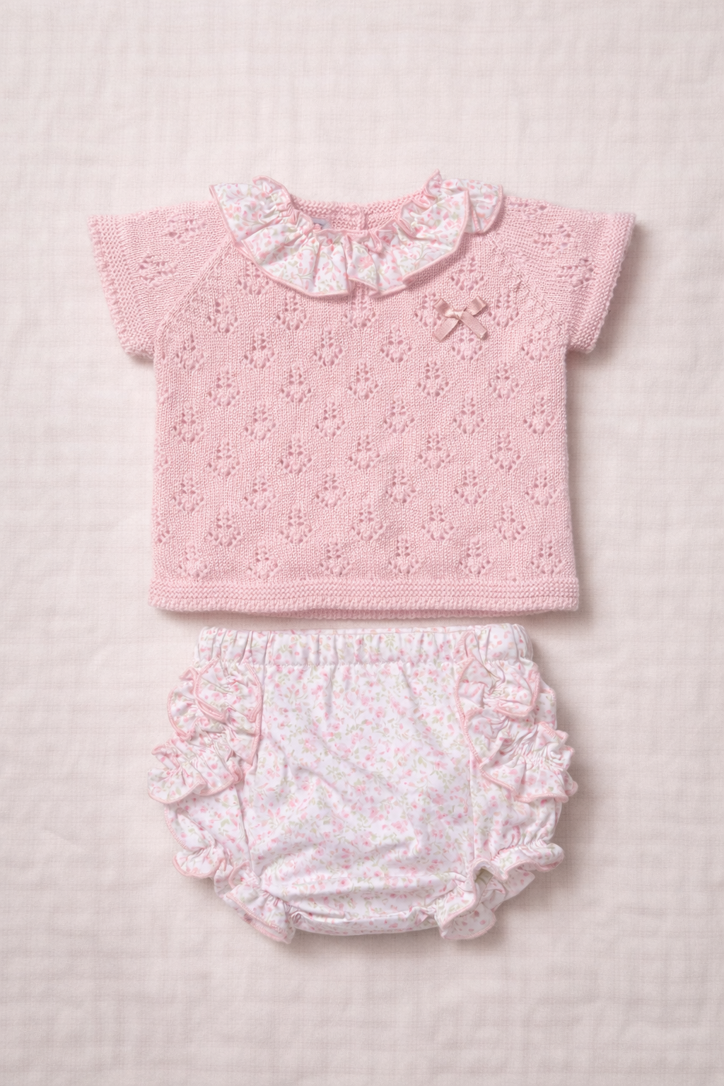 Bloom Knit Top and Bloomer Set