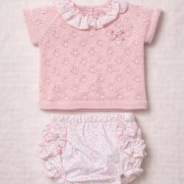 Bloom Knit Top and Bloomer Set