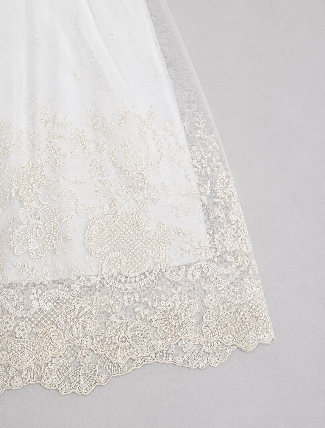 Diana 2 Piece - Baptismal Gown & Bonnet