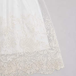 Diana 2 Piece - Baptismal Gown & Bonnet