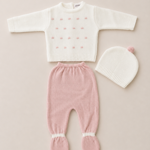 Baby 3 Piece Outfit with Bubble Details