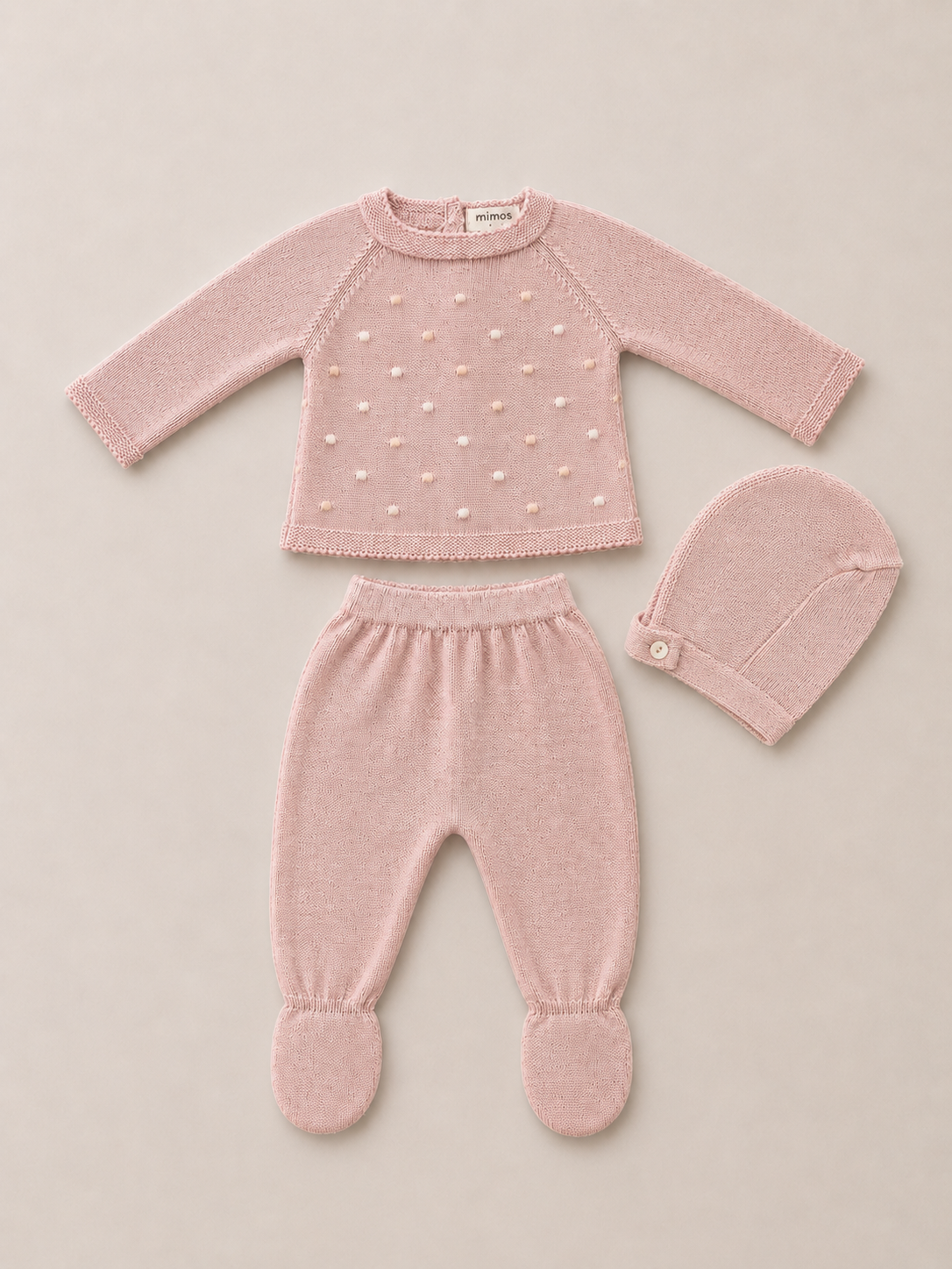 Baby 3 Piece Outfit with Dots Detail