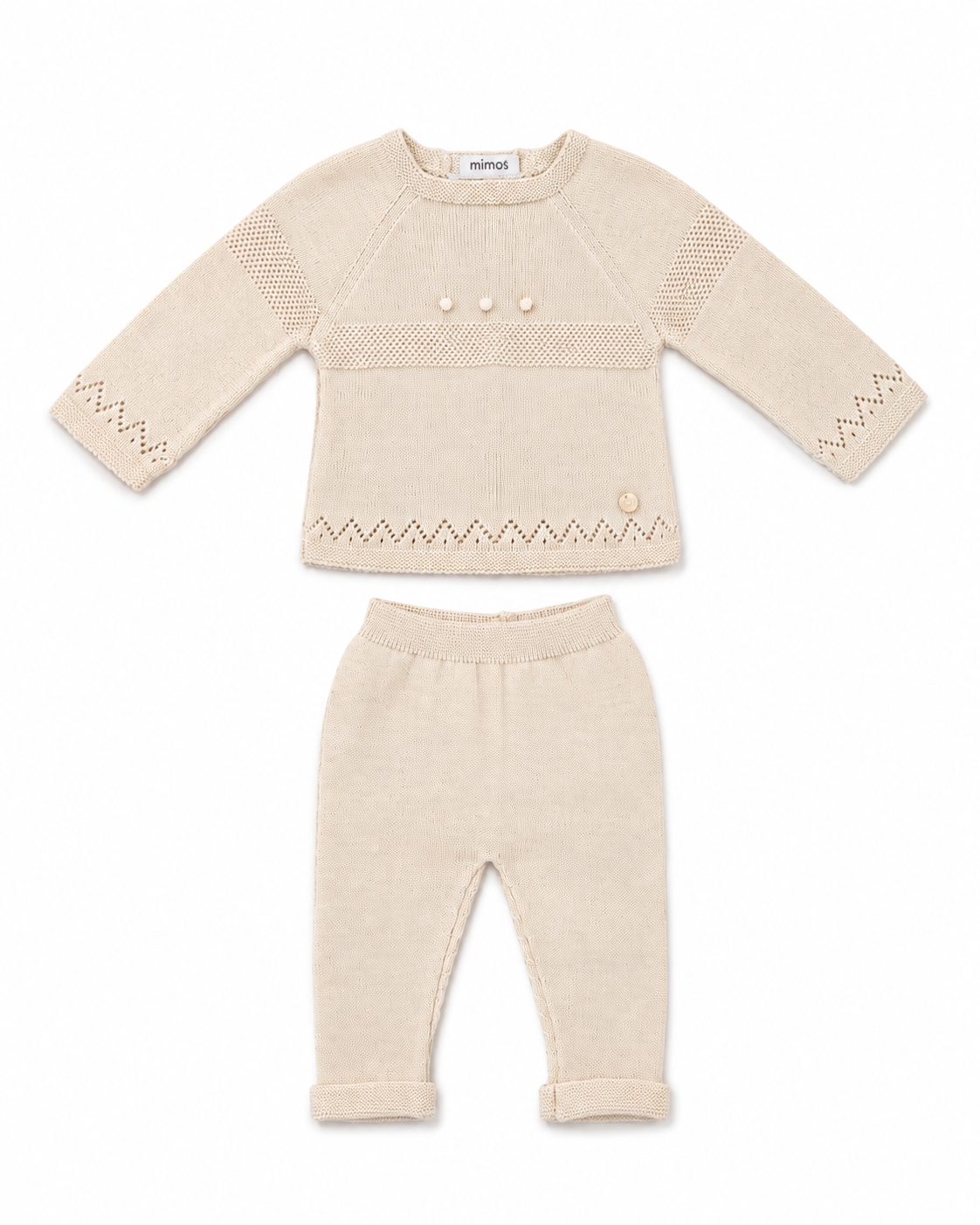 Dune Knit Set – Long Sleeve Sweater & Pants