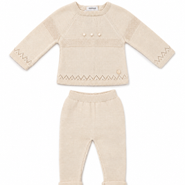 Dune Knit Set – Long Sleeve Sweater & Pants