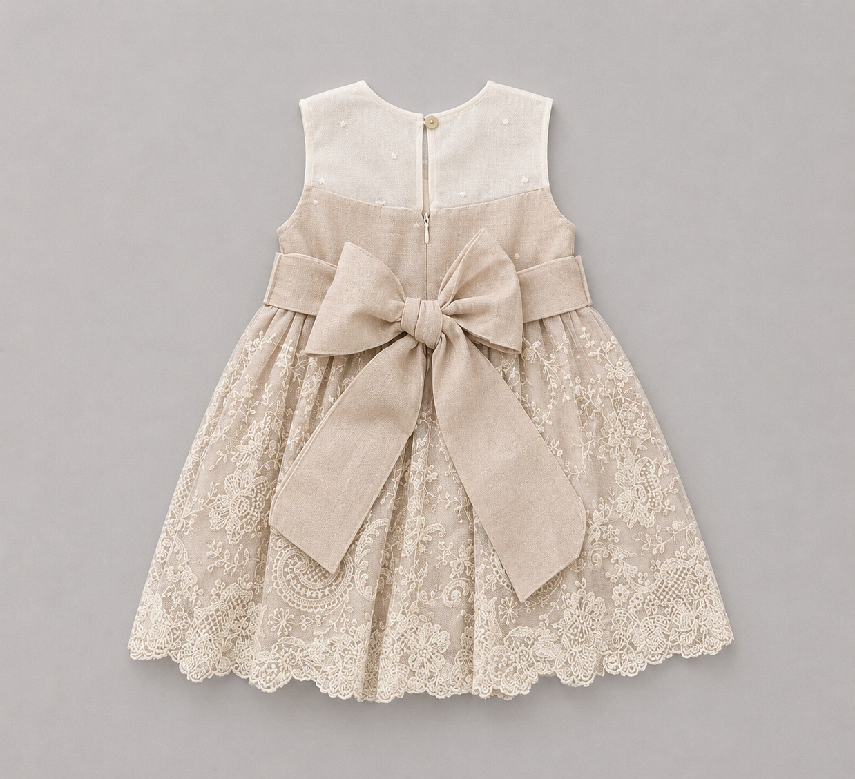 Elizabeth Dress with Floral Lace