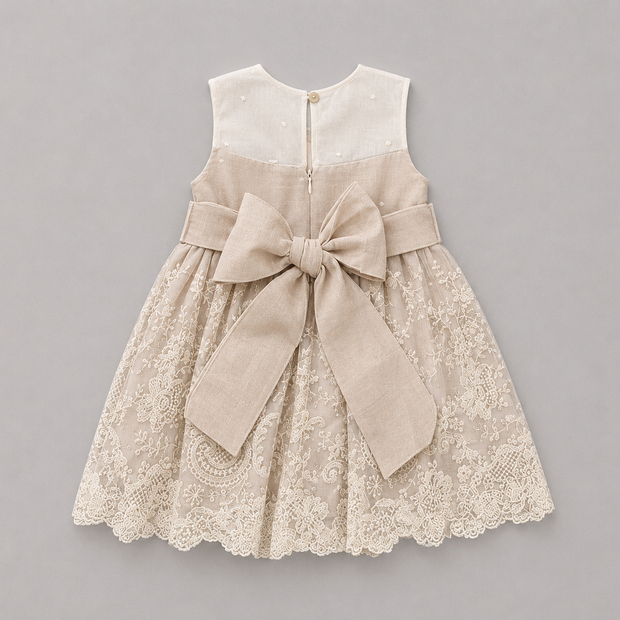 Elizabeth Dress with Floral Lace