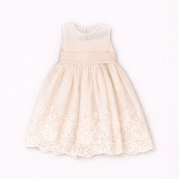 Elizabeth Dress with Floral Lace