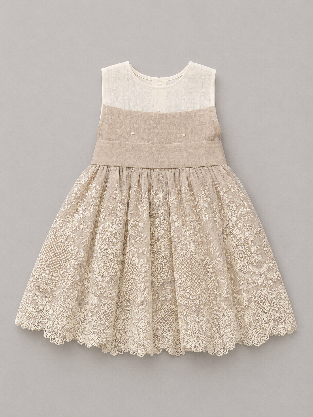 Elizabeth Dress with Floral Lace
