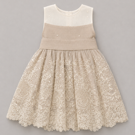 Elizabeth Dress with Floral Lace