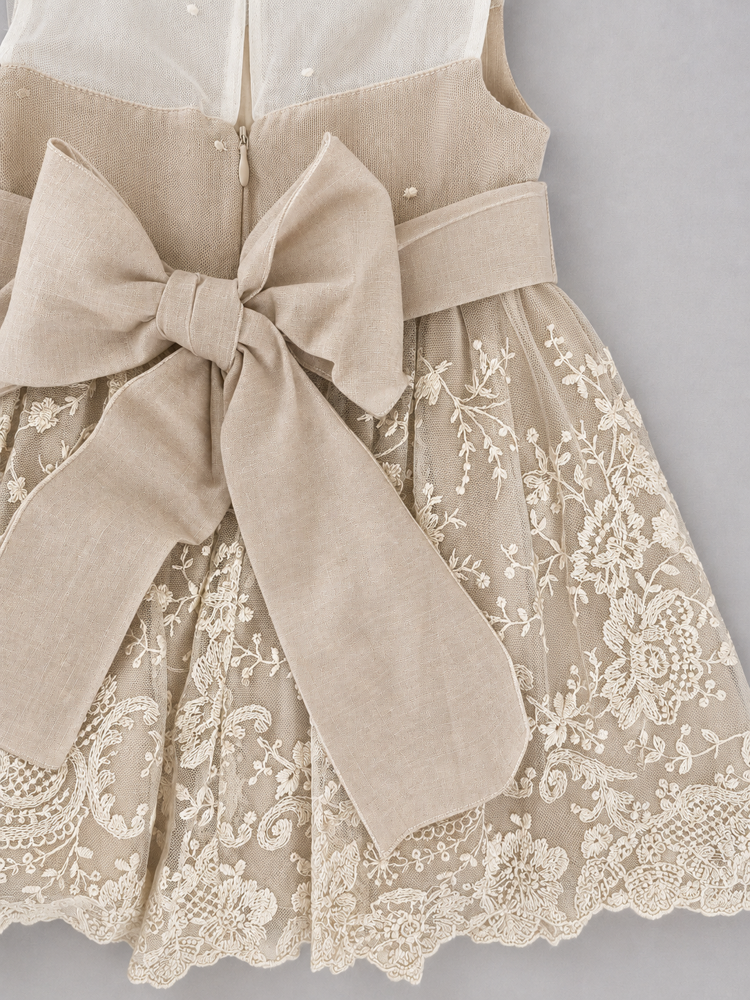 Elizabeth Dress with Floral Lace
