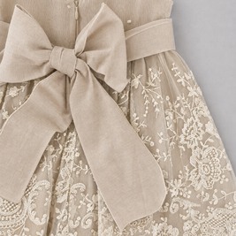 Elizabeth Dress with Floral Lace