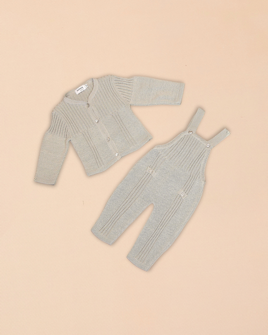 Rafael Knit Cardigan & Trousers with White Embroidered Shirt