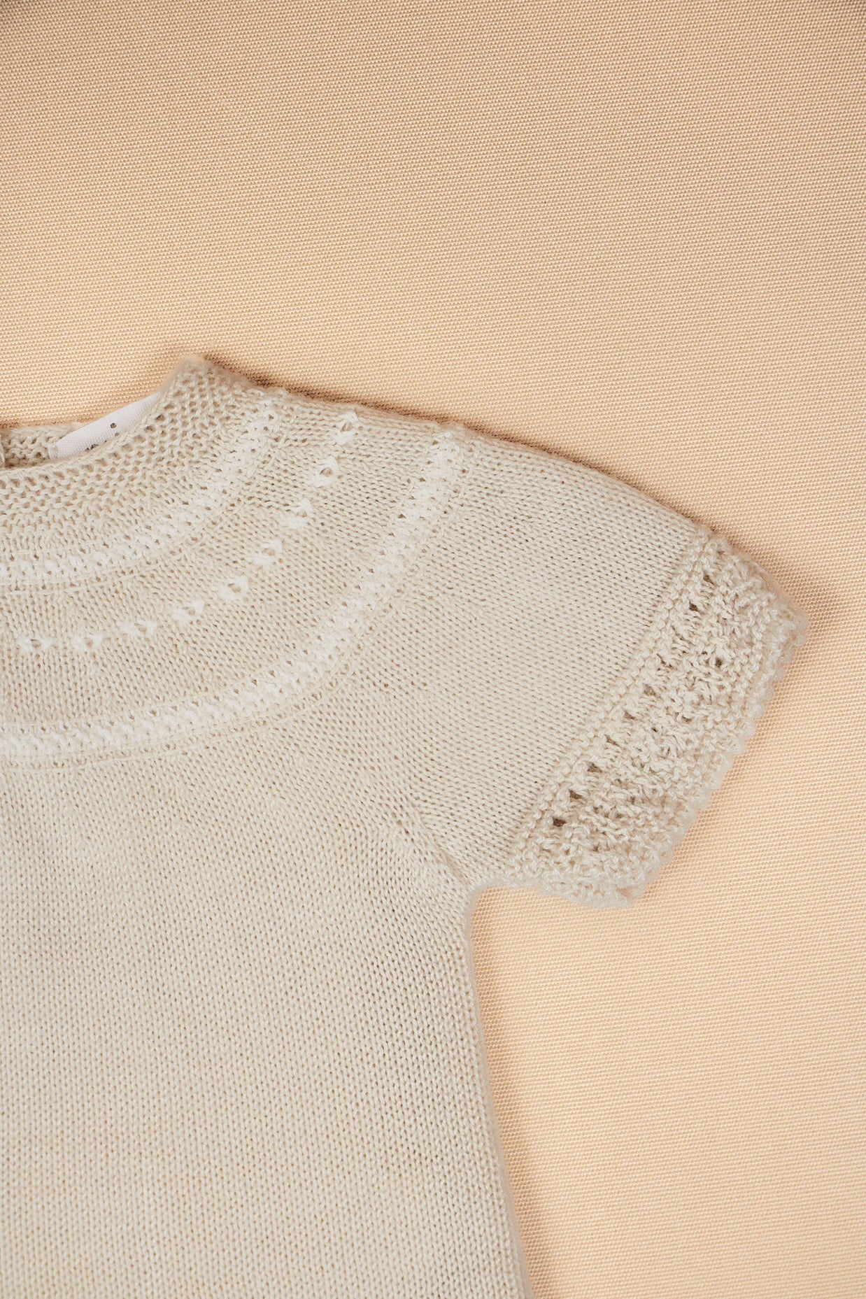 Clay Knit Top & White Bloomers