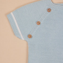 Taylor Knit Top with White Bloomers